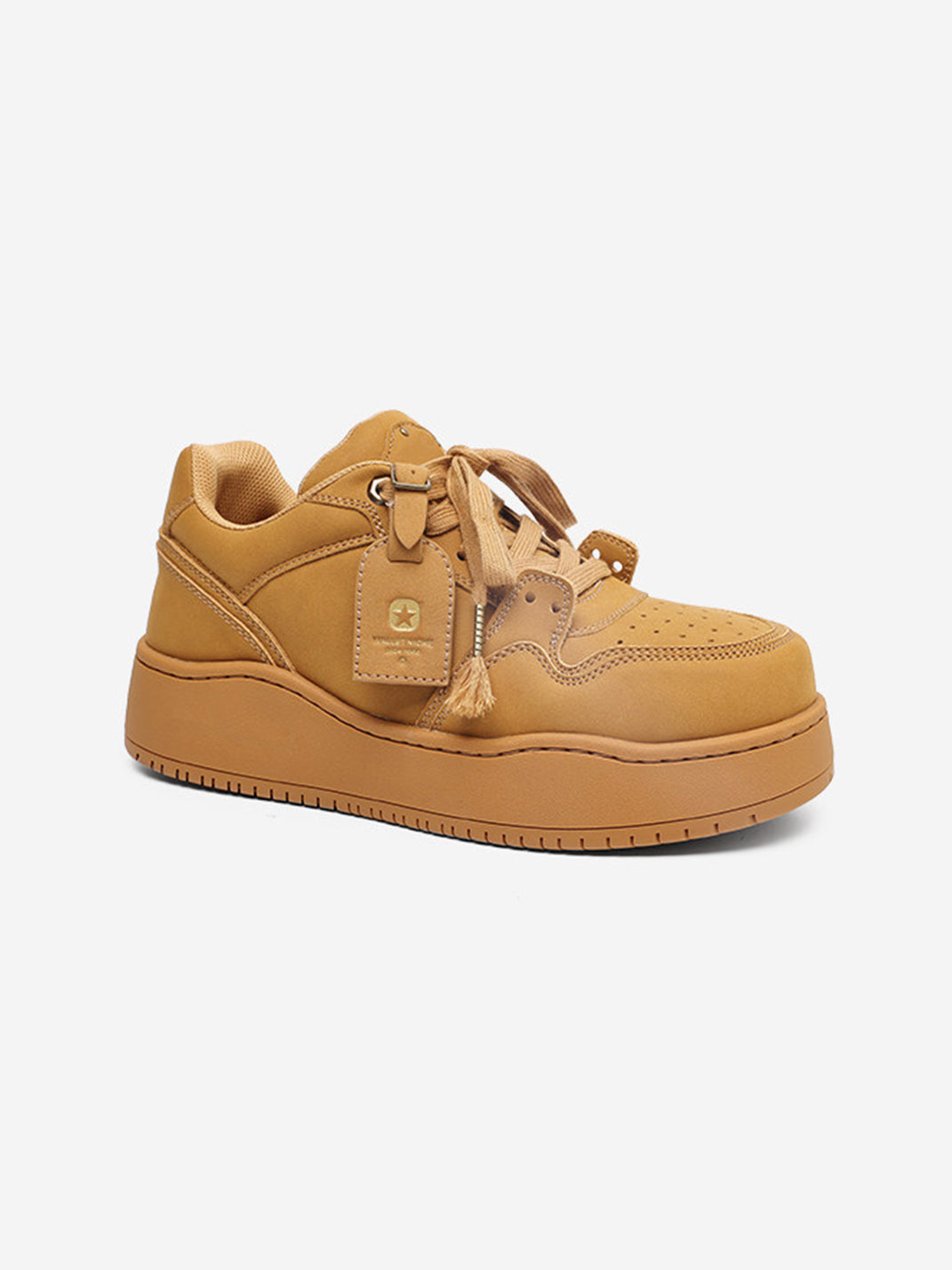 Monochrome Chunky Platform Sneakers - Skipkicks