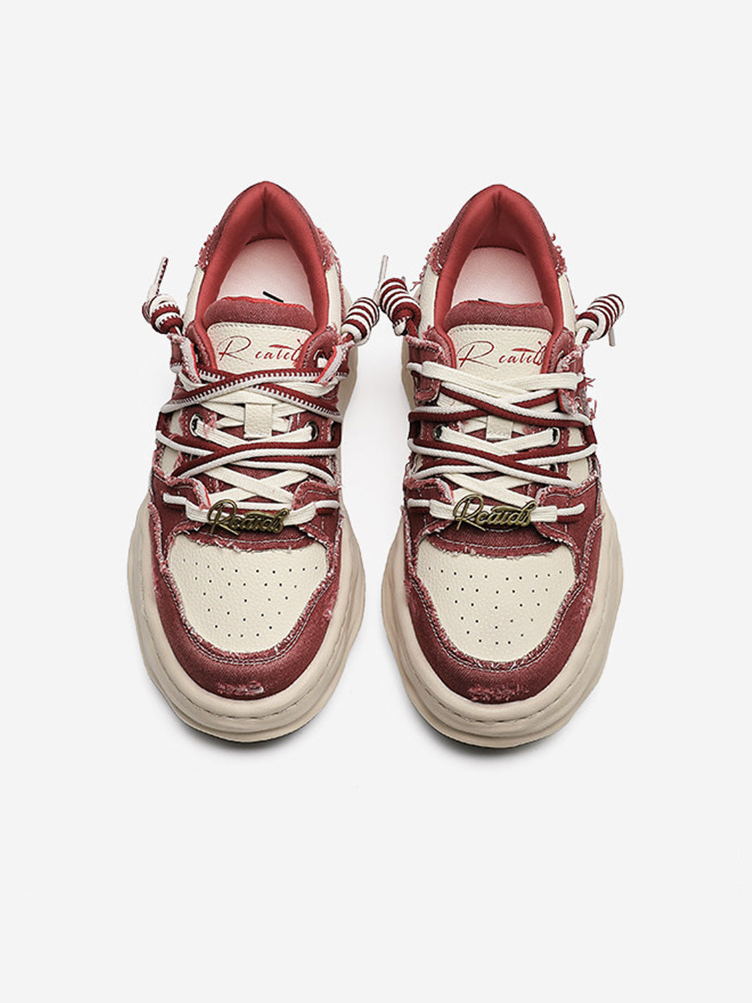 Vintage Wash Denim Sneakers - Skipkicks