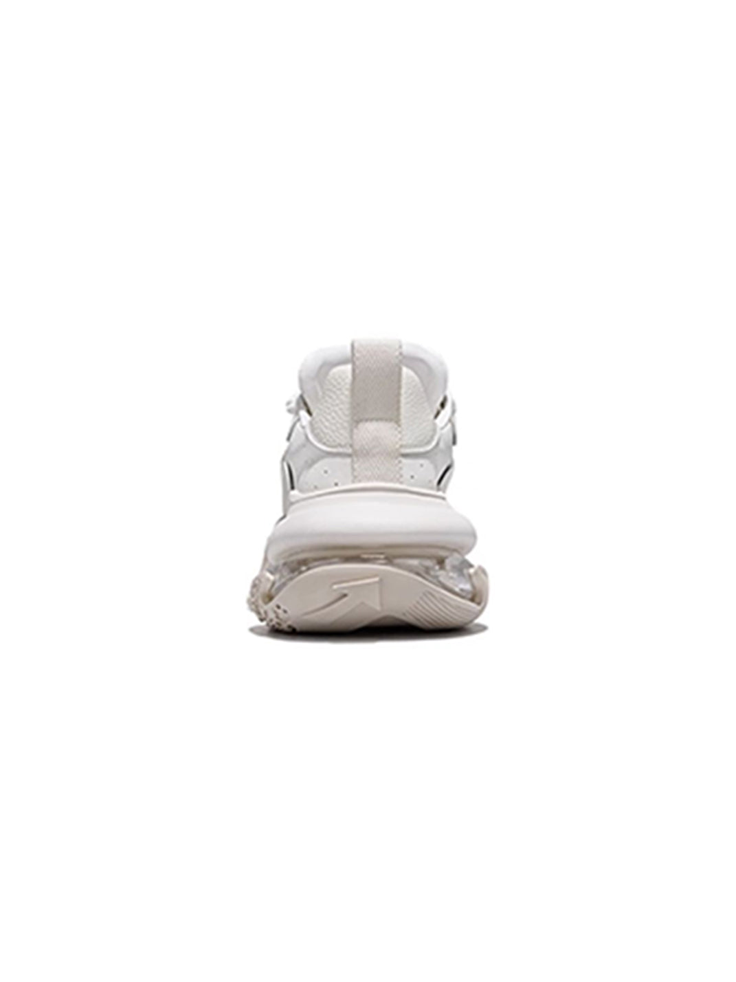 White Vortex Logo Platform Sneakers - Skipkicks