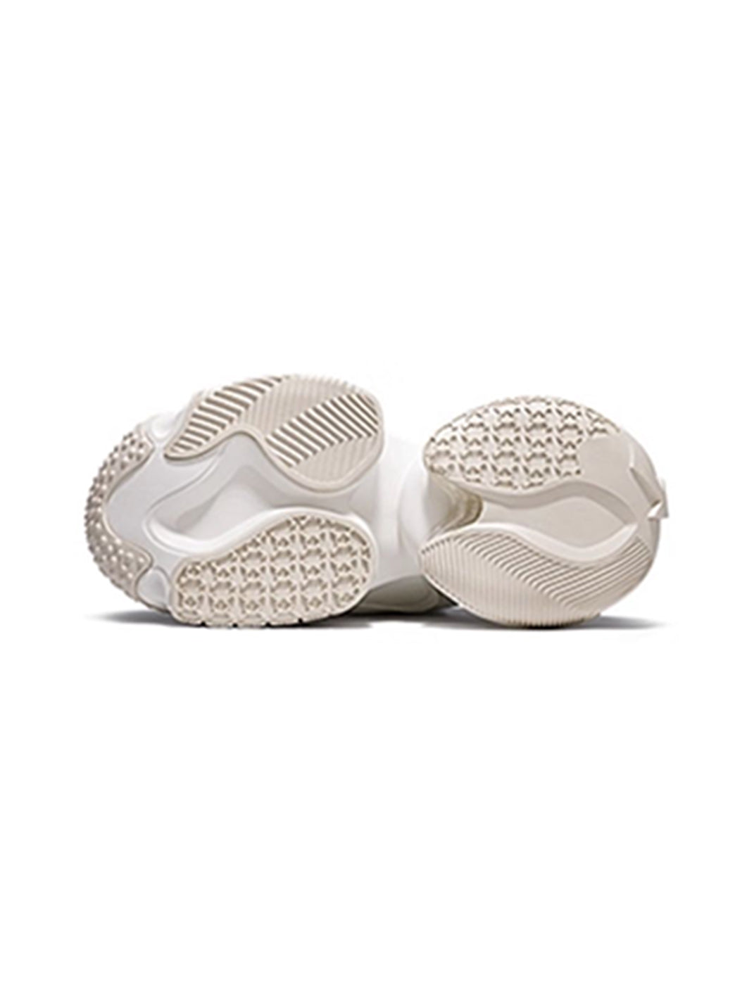 White Vortex Logo Platform Sneakers - Skipkicks