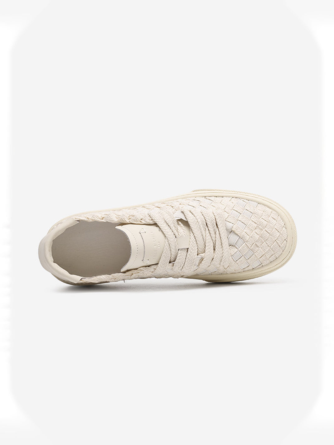Woven Texture Platform Sneakers - Skipkicks