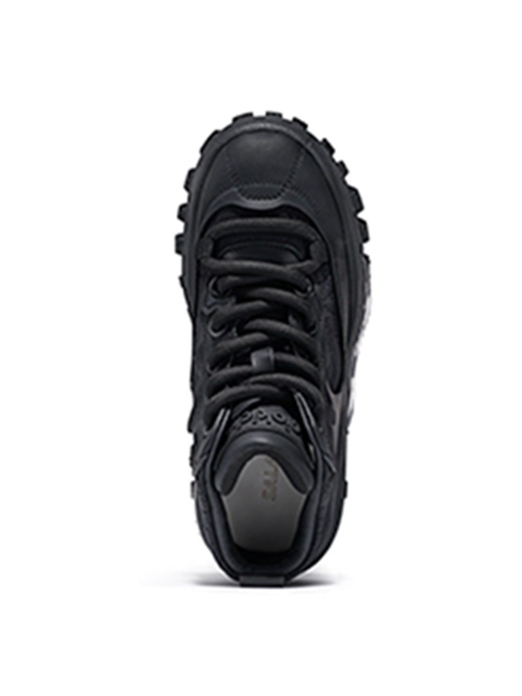 Black Trail Platform Outdoor Sneakers - Skipkicks