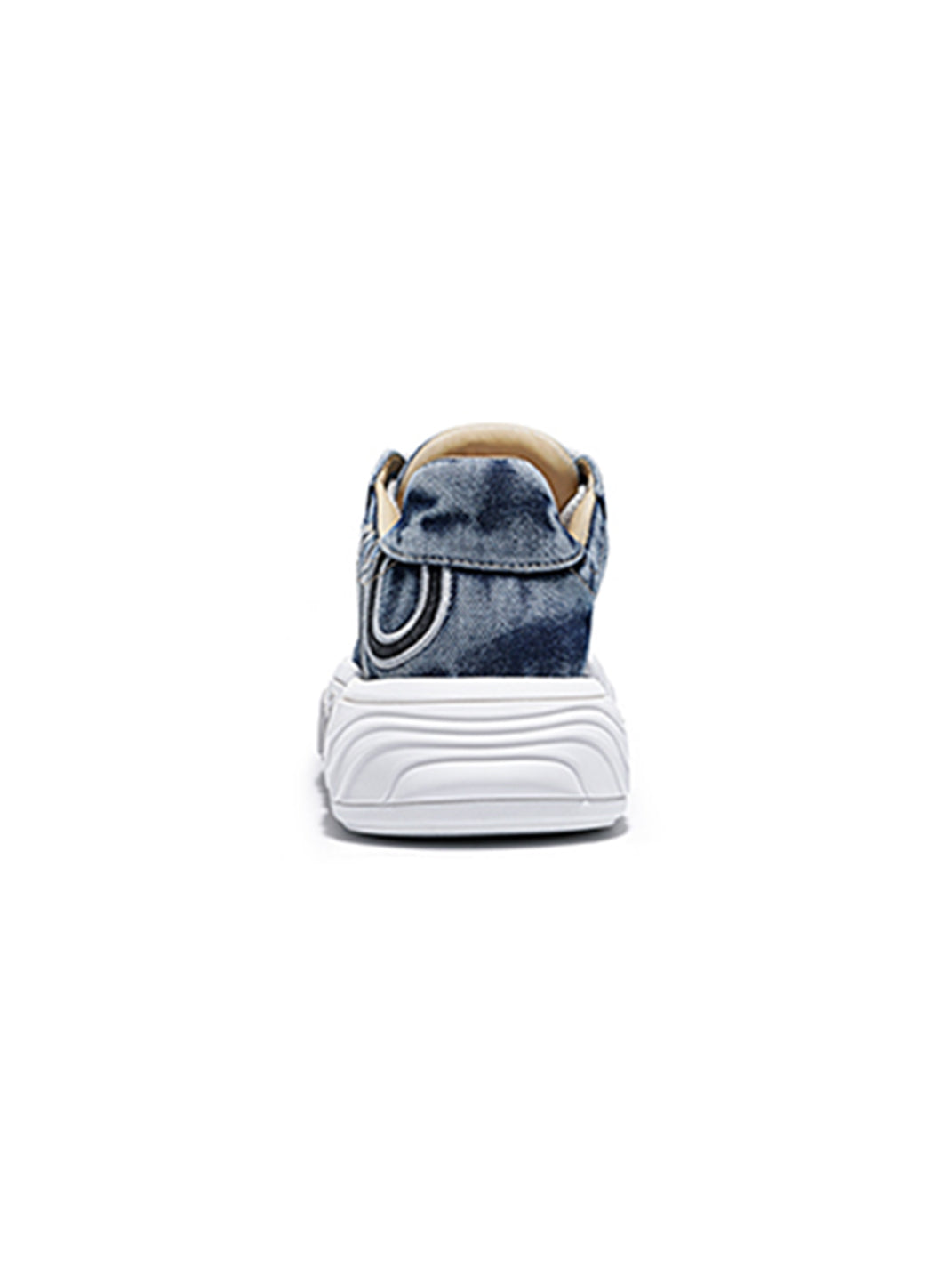 Ripped Denim OWL Skate Sneakers - Skipkicks