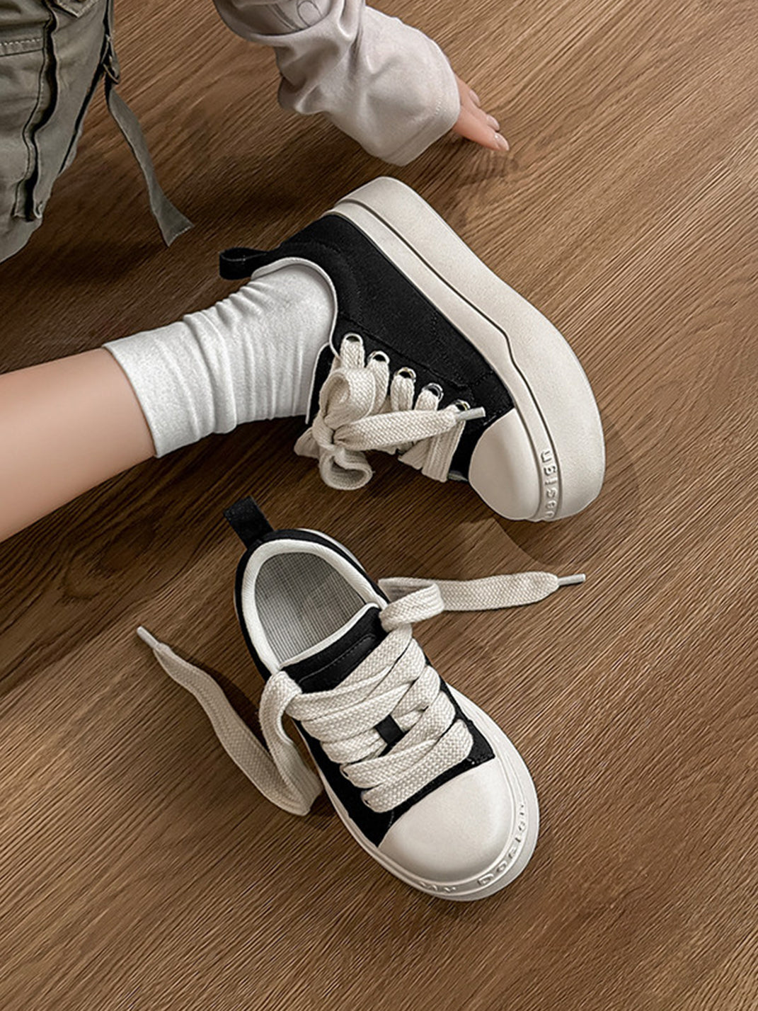 Oversized Cartoon Platform Sneakers