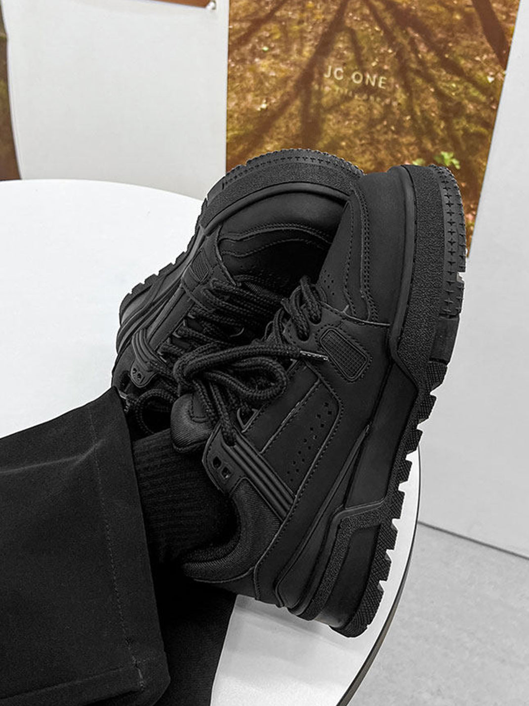 Minimal Chunky Platform Sneakers - Skipkicks