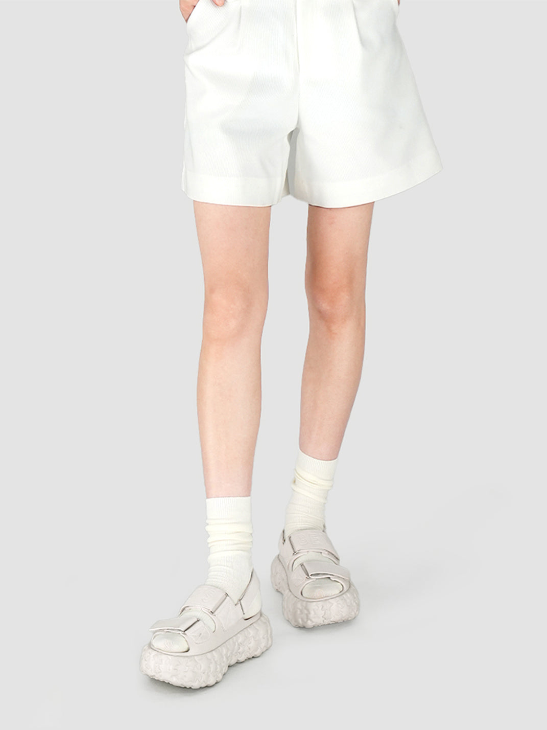 White Chunky Star Sandals - Skipkicks