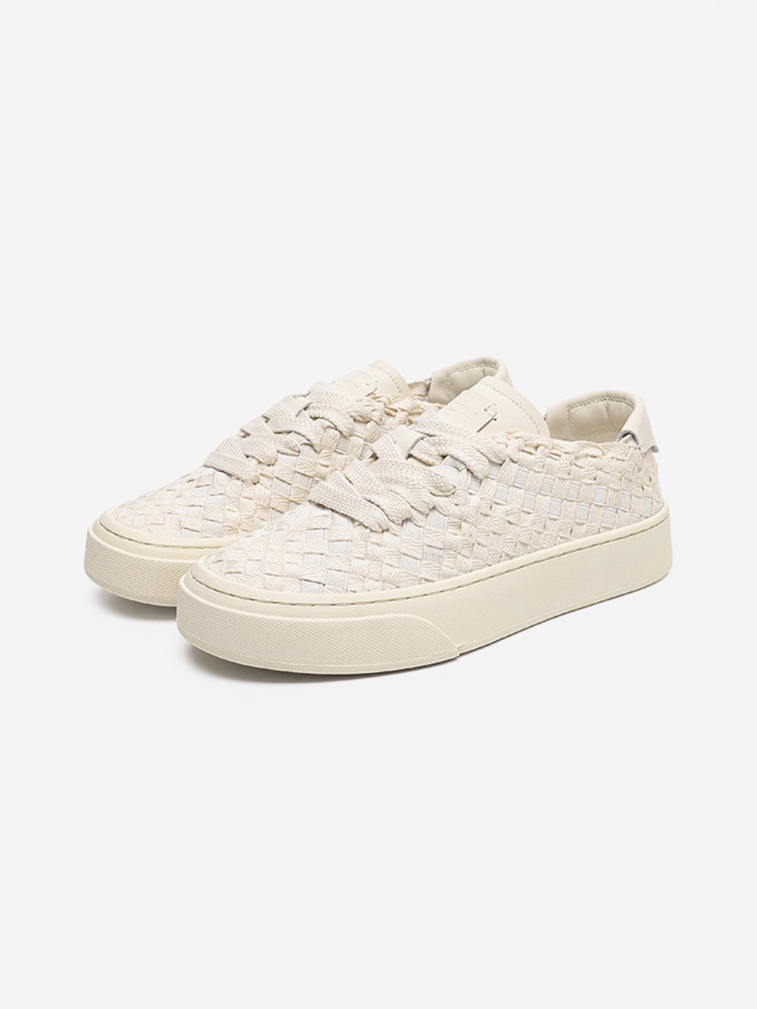Woven Texture Platform Sneakers - Skipkicks