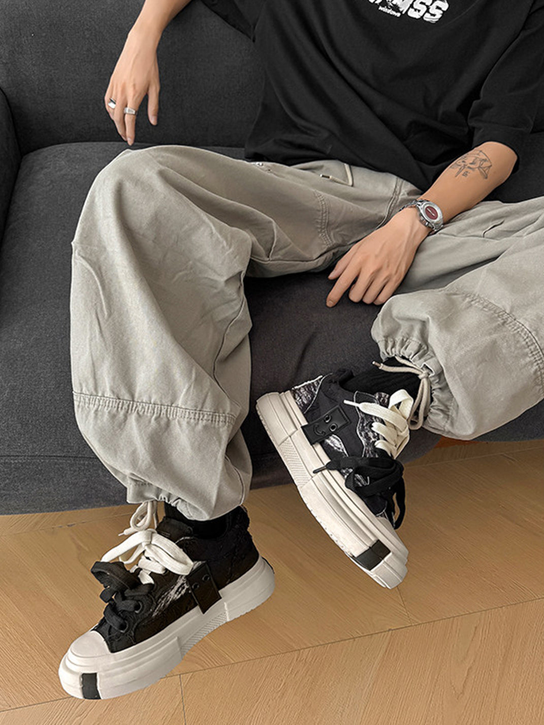 Reef Canvas Platform Sneakers - Skipkicks