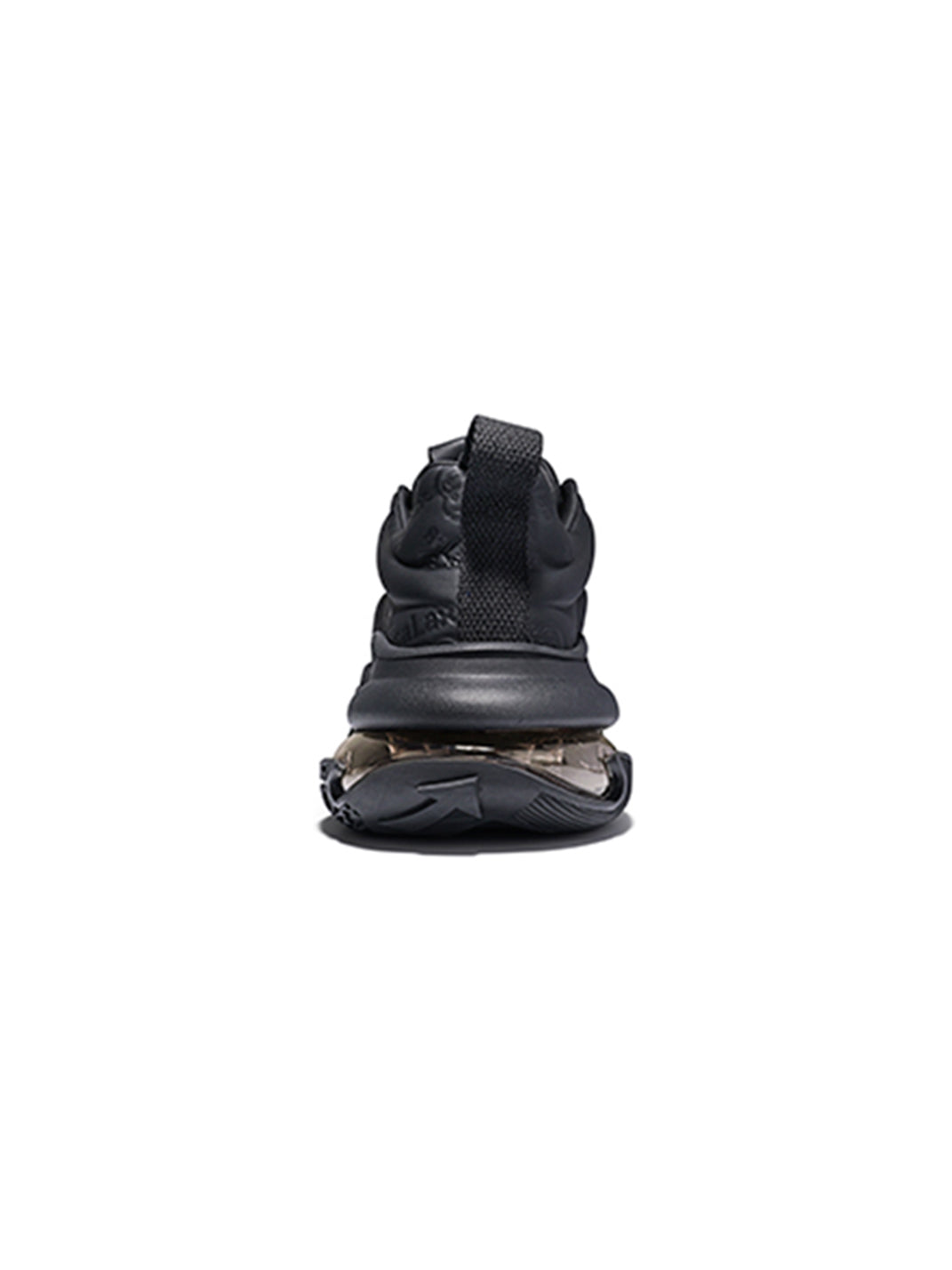 White Vortex Embossed Platform Sneakers - Skipkicks