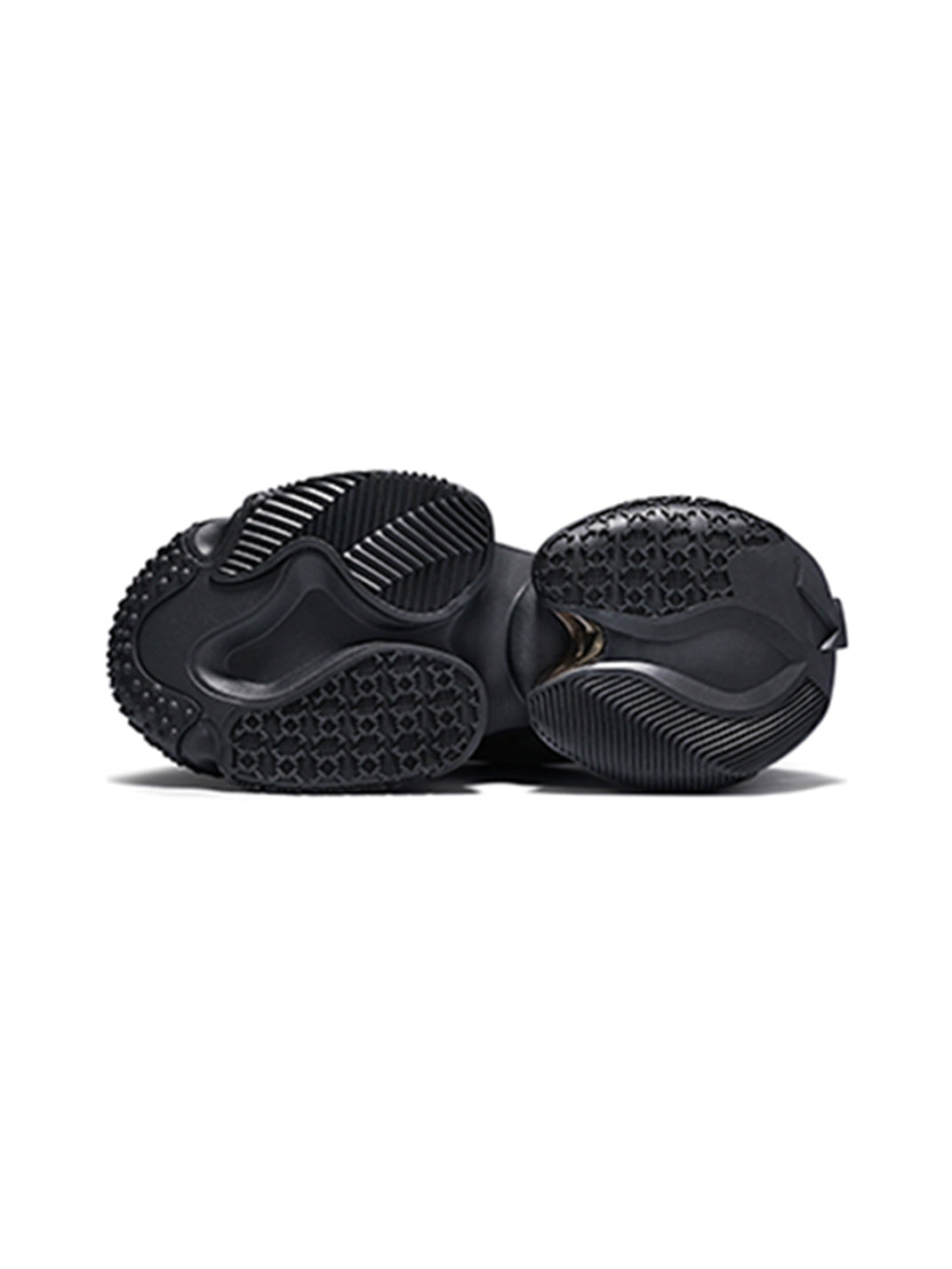 White Vortex Embossed Platform Sneakers - Skipkicks