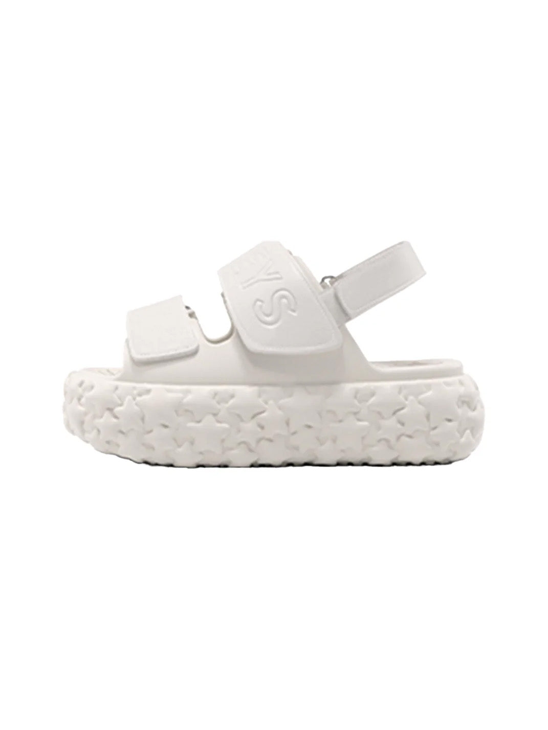 White Chunky Star Sandals - Skipkicks