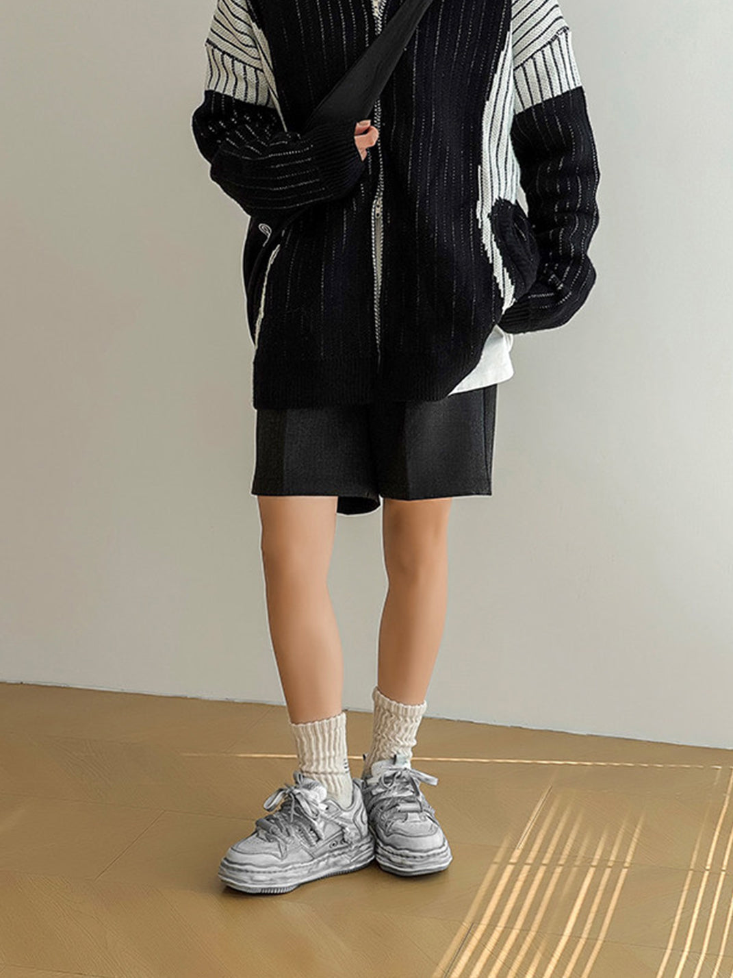 Washed Wavy Platform Sneakers - Skipkicks
