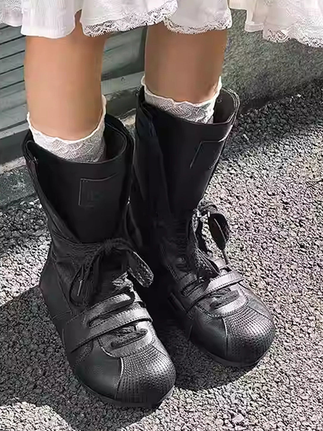 Black Knock Out Pro Leather Boxer Boots - Skipkicks