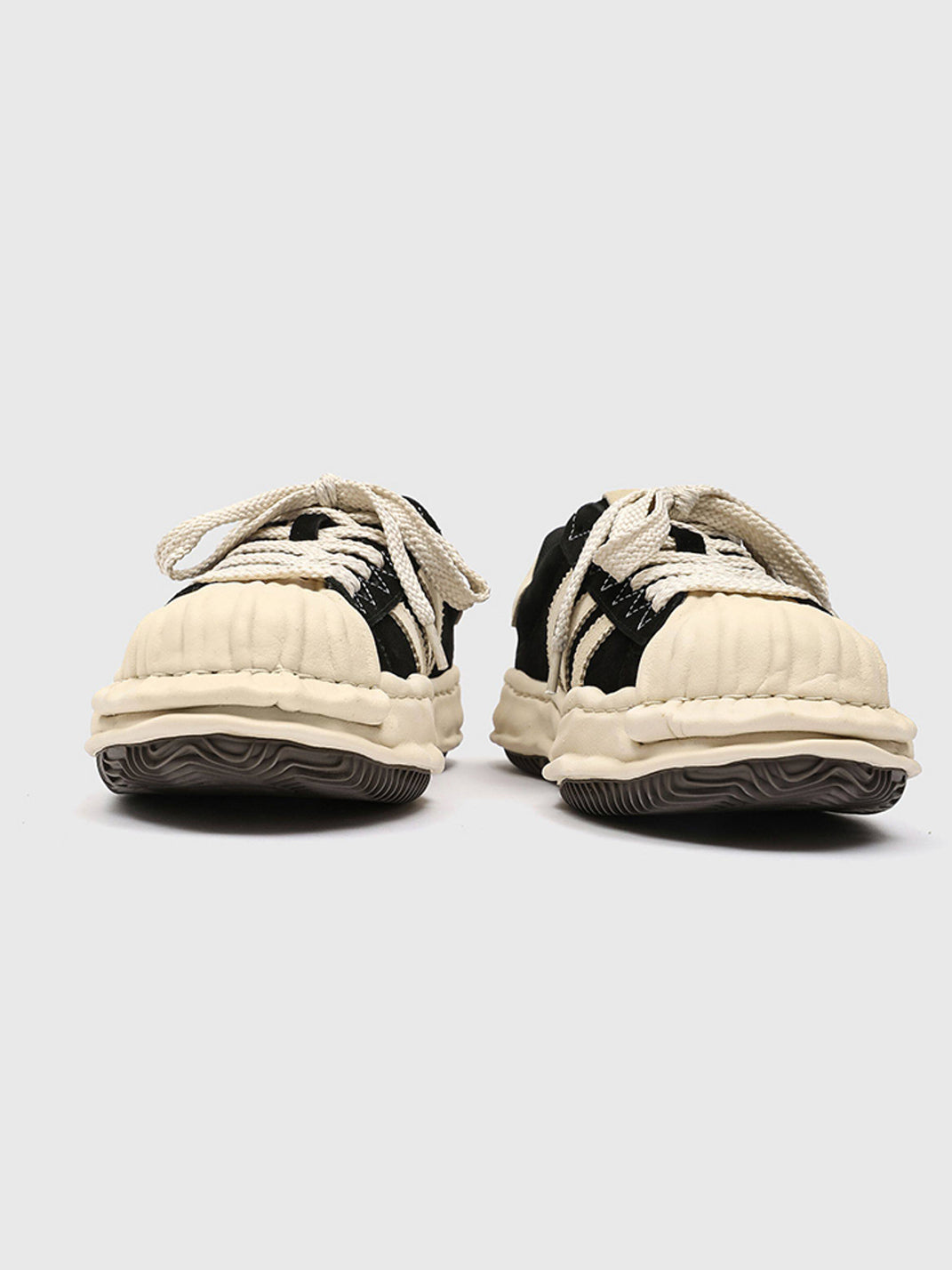 Melted Shell-Toe Platform Sneakers - Skipkicks