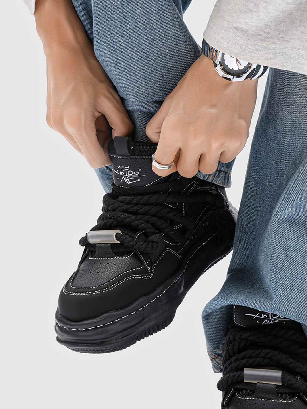 7CM Wavy Platform Sneakers