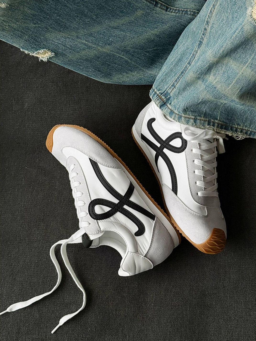 Breathable Panel Sport Sneakers - Skipkicks