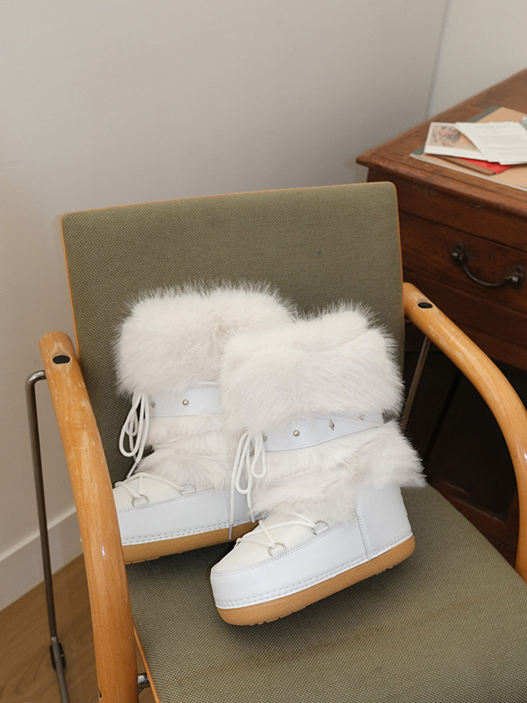 Faux Fur Snow Boots