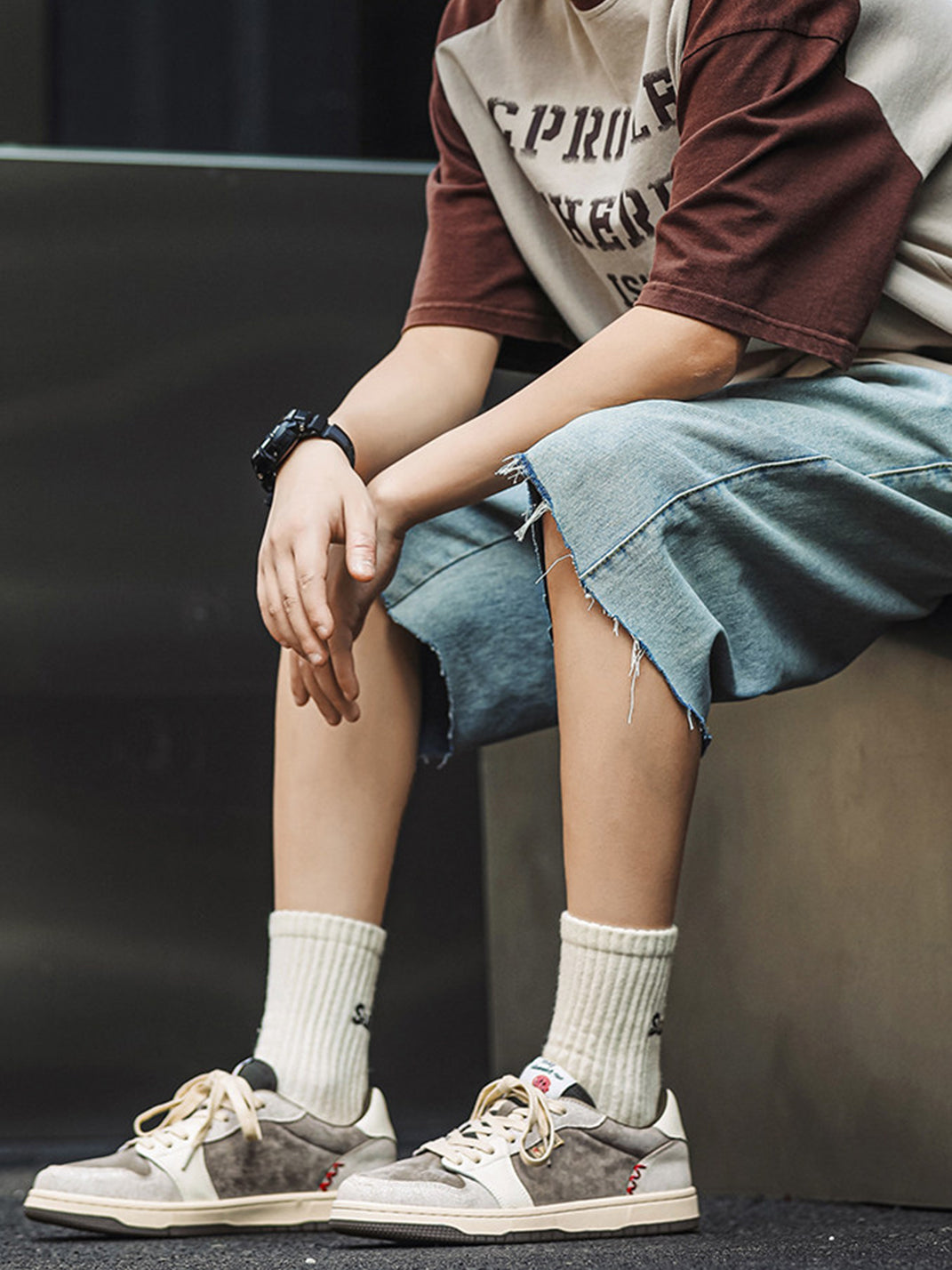 Worn-In Suede Leather Sneakers - Skipkicks