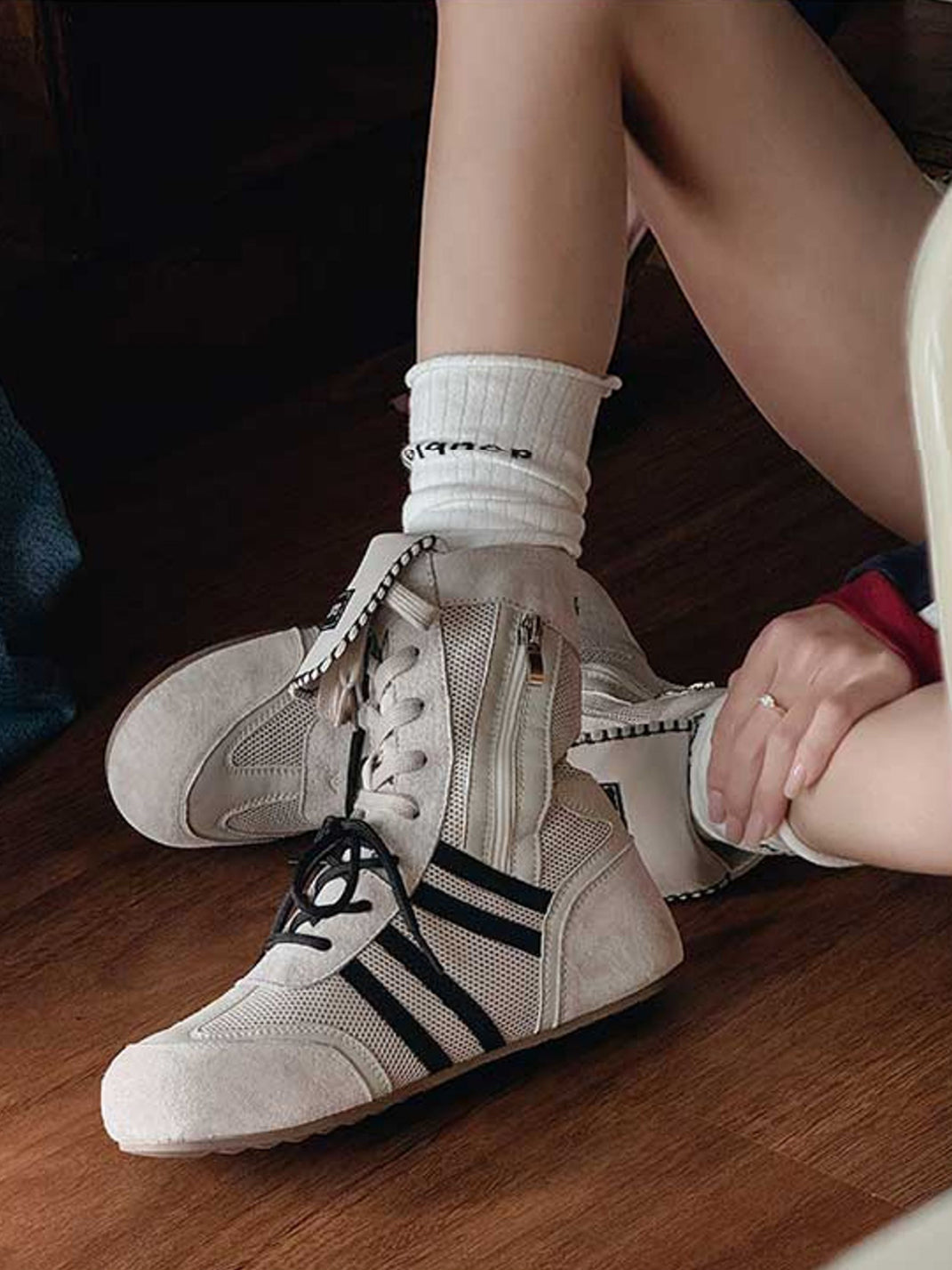 GSL Hybrid Zip-On Boxing Trainer Boots