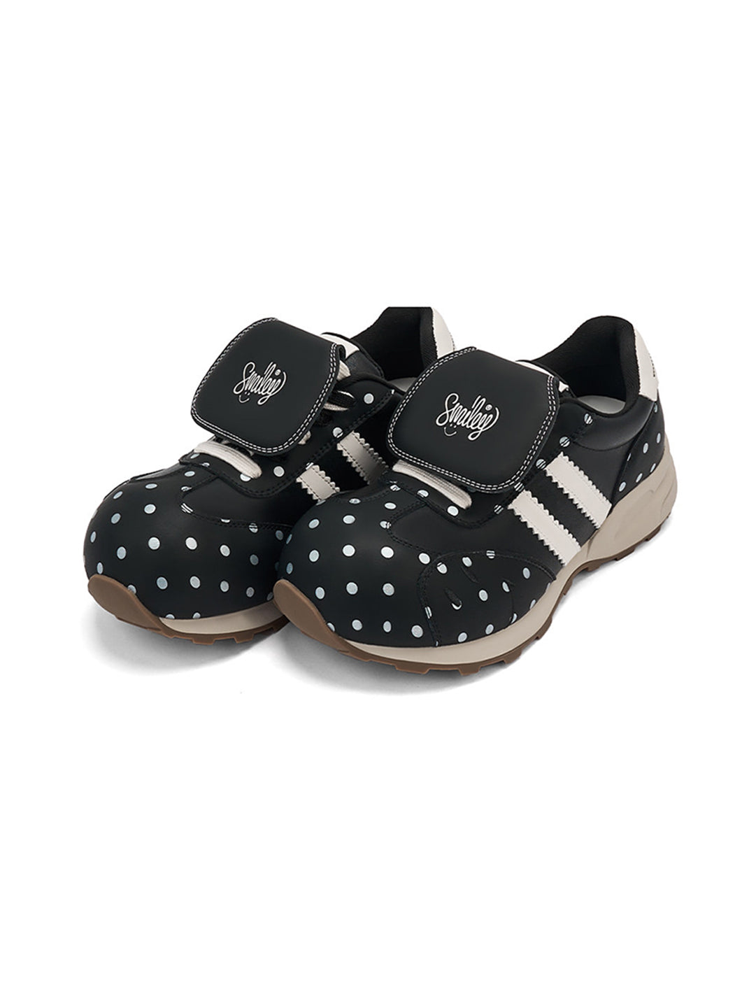 Black Mushroom Polka-Dot Casual Sneakers - Skipkicks