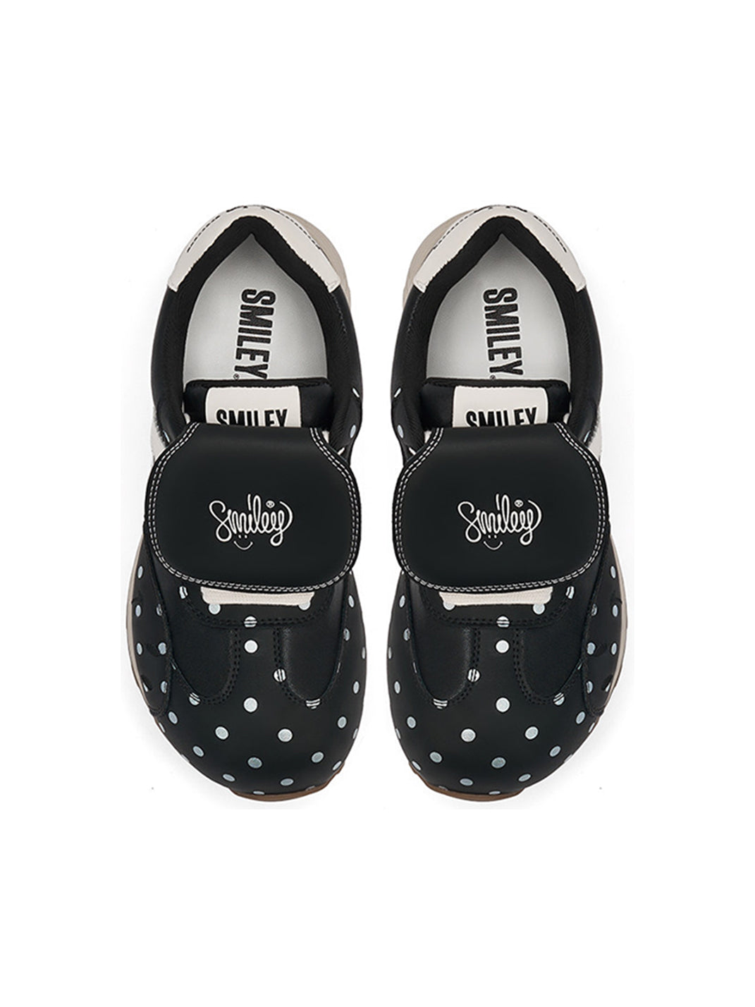 Black Mushroom Polka-Dot Casual Sneakers - Skipkicks