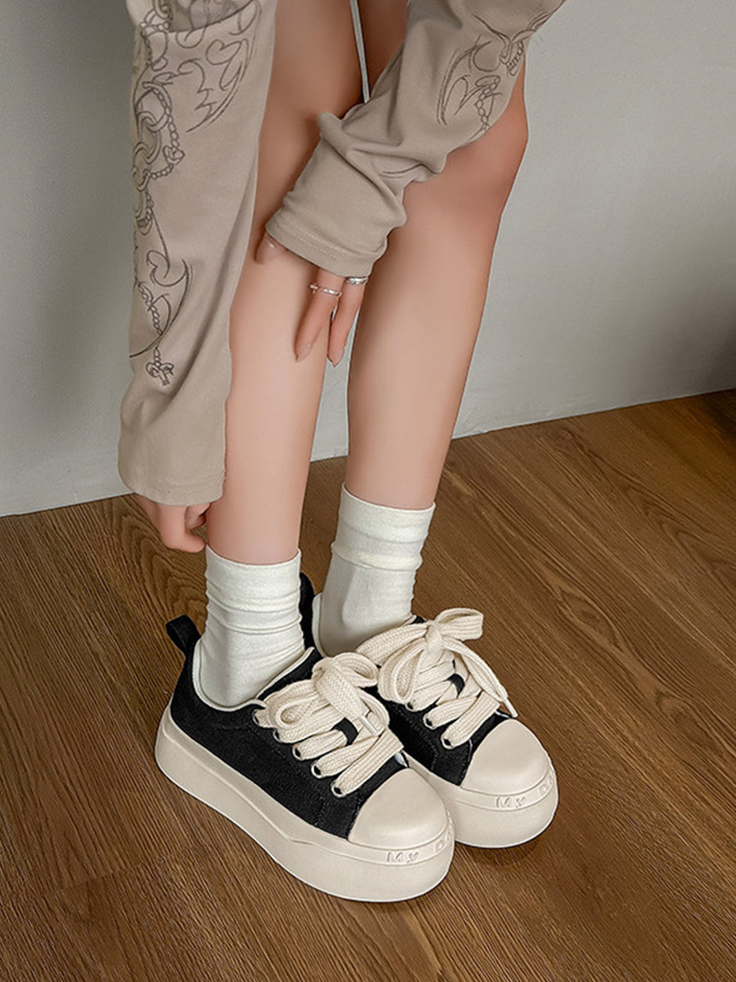 Oversized Cartoon Platform Sneakers