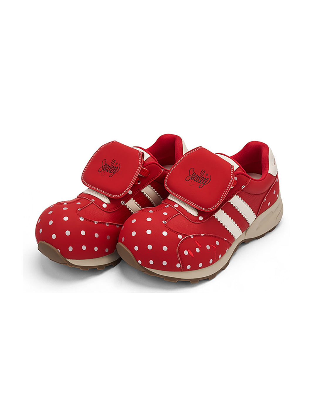 Black Mushroom Polka-Dot Casual Sneakers - Skipkicks