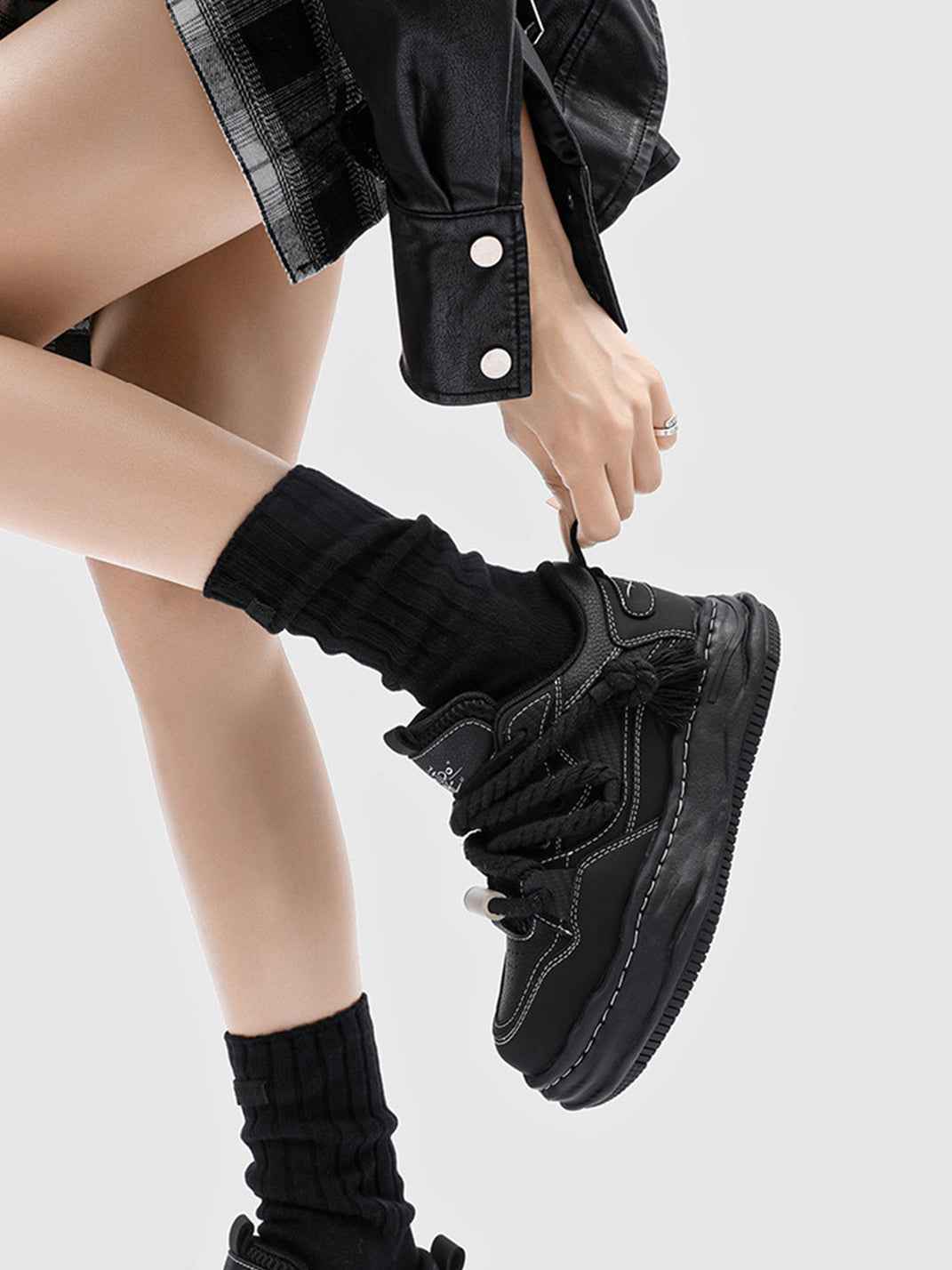 7CM Wavy Platform Sneakers