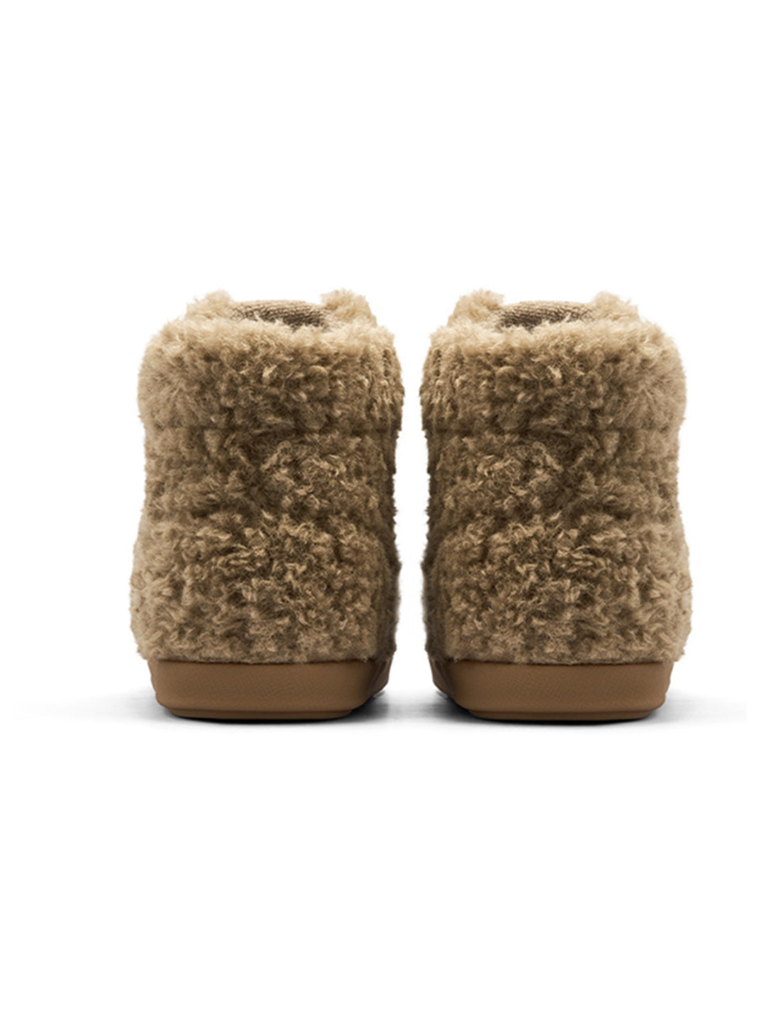 Brown Teddy High-Top Fleece-Lined Boots
