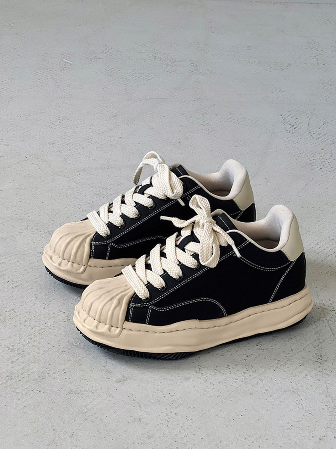 Sculpted Wave Platform Sneakers