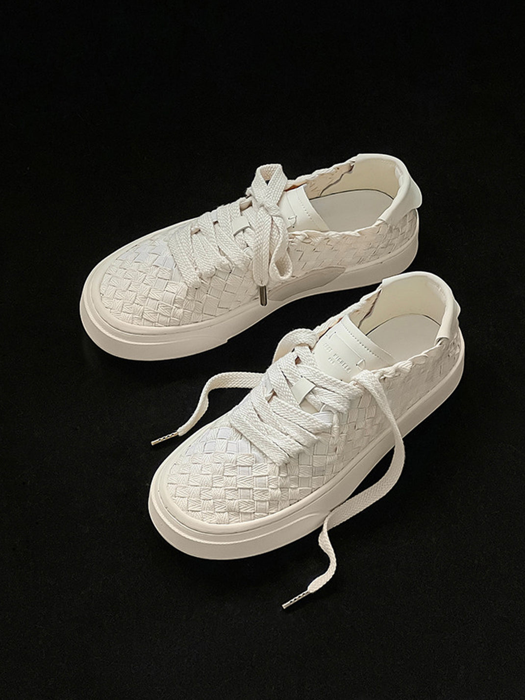 Woven Texture Platform Sneakers - Skipkicks