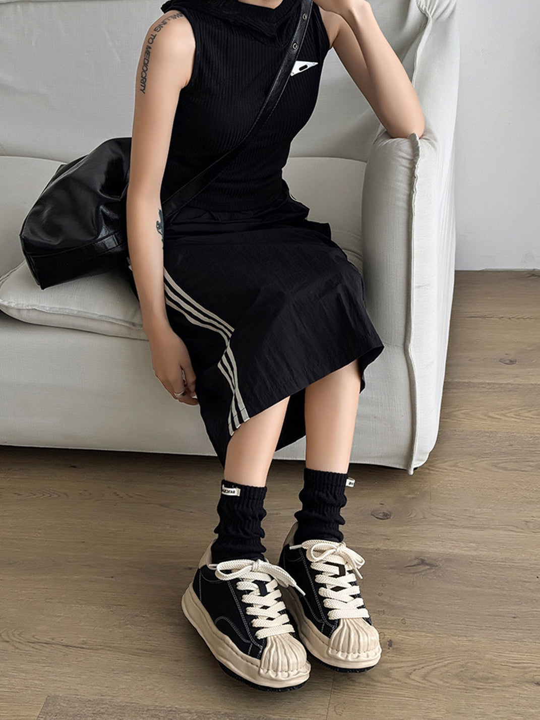 Sculpted Wave Platform Sneakers