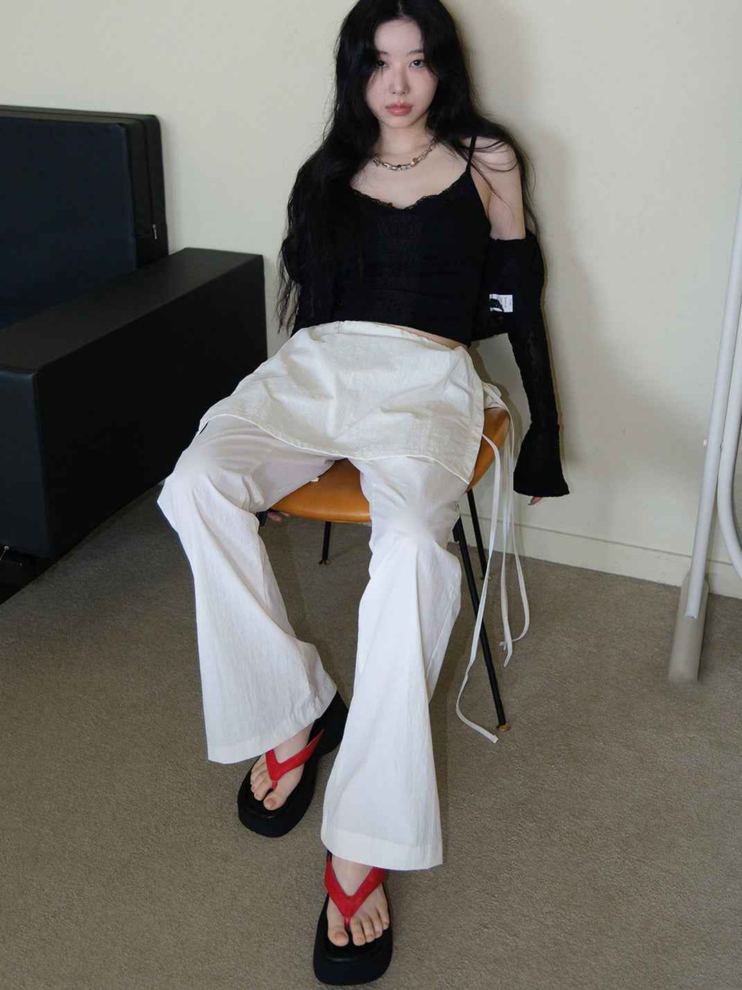 Mooreyu Color-Pop Platform Flip-Flops