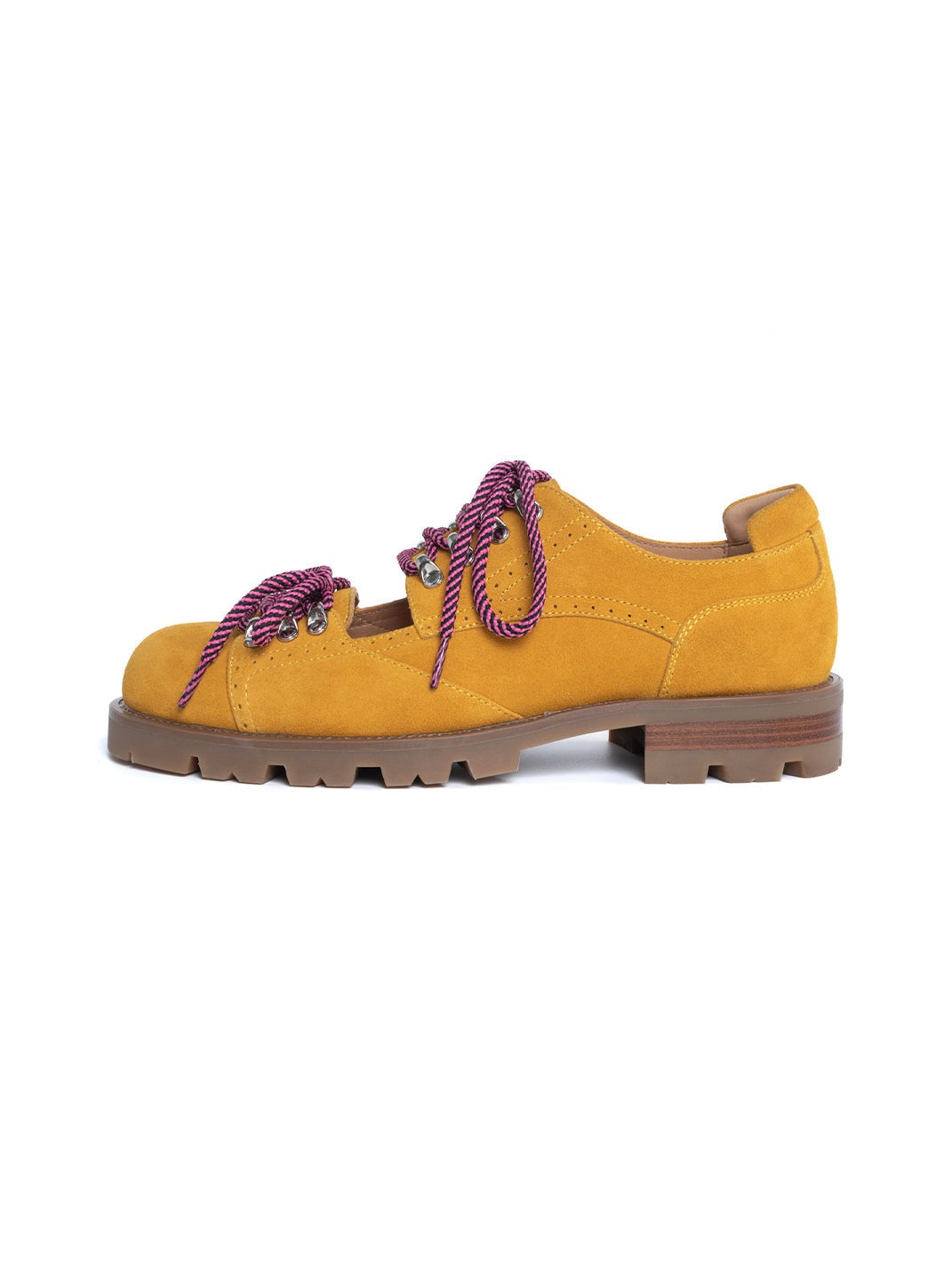 Cutout Leather Workwear Derby Shoes - Skipkicks