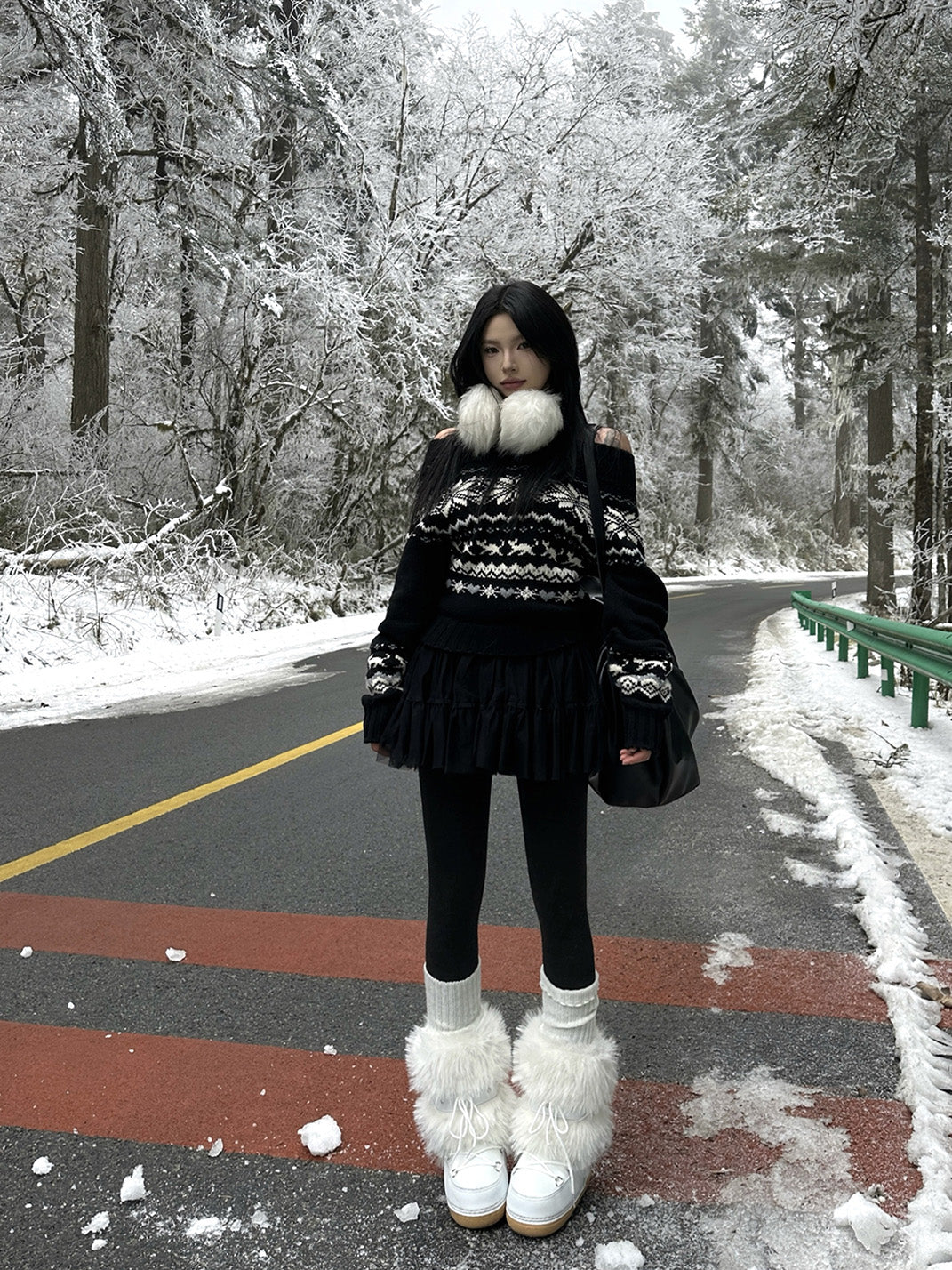 Faux Fur Snow Boots