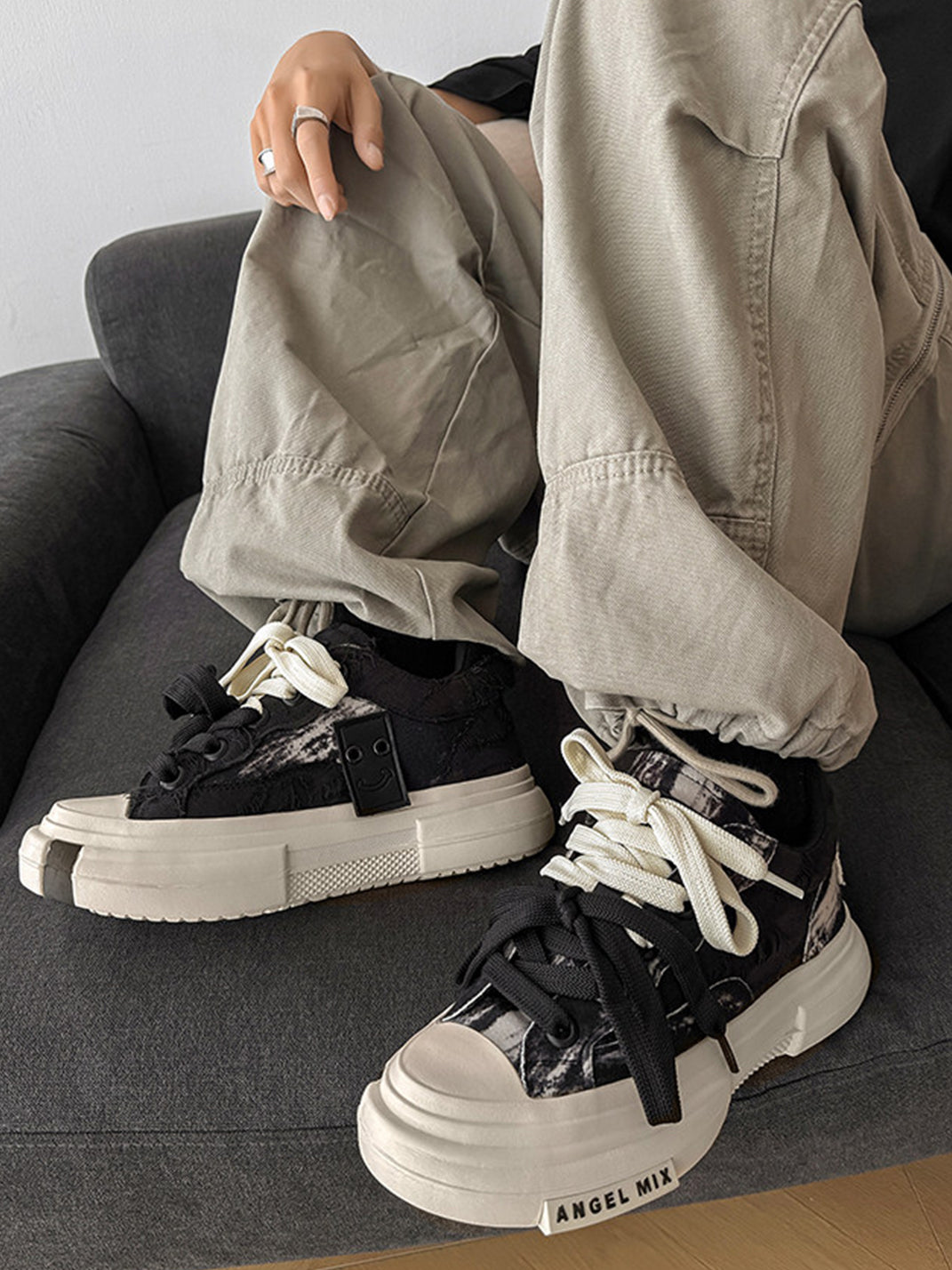 Reef Canvas Platform Sneakers - Skipkicks
