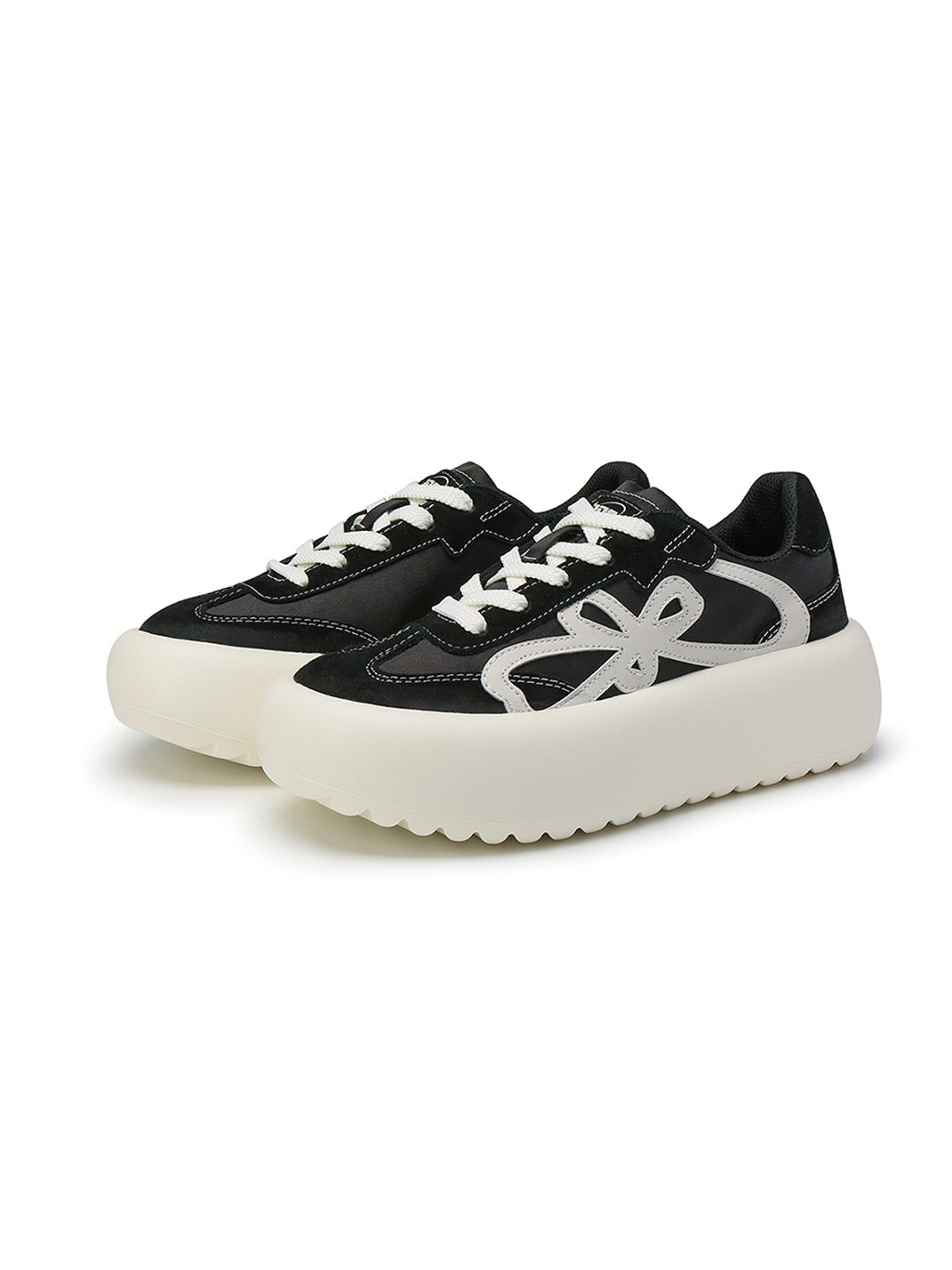 Lucky Four-Leaf Chunky Platform Sneakers - Skipkicks