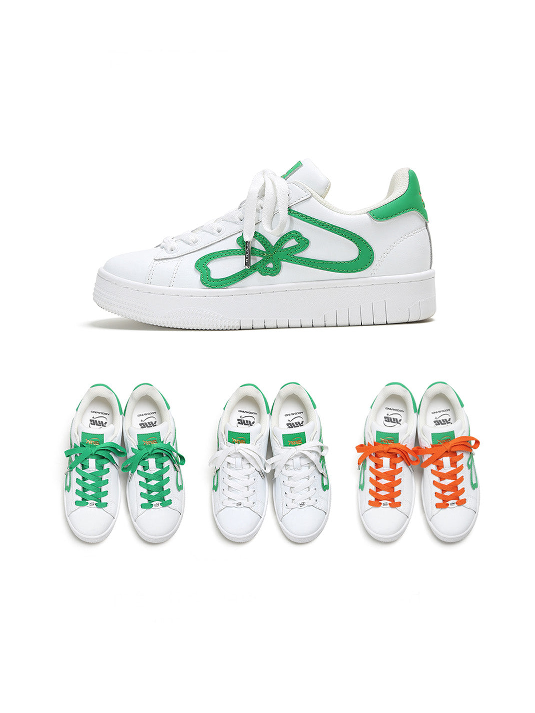 Lucky Clover Chunky Platform Sneakers - Skipkicks