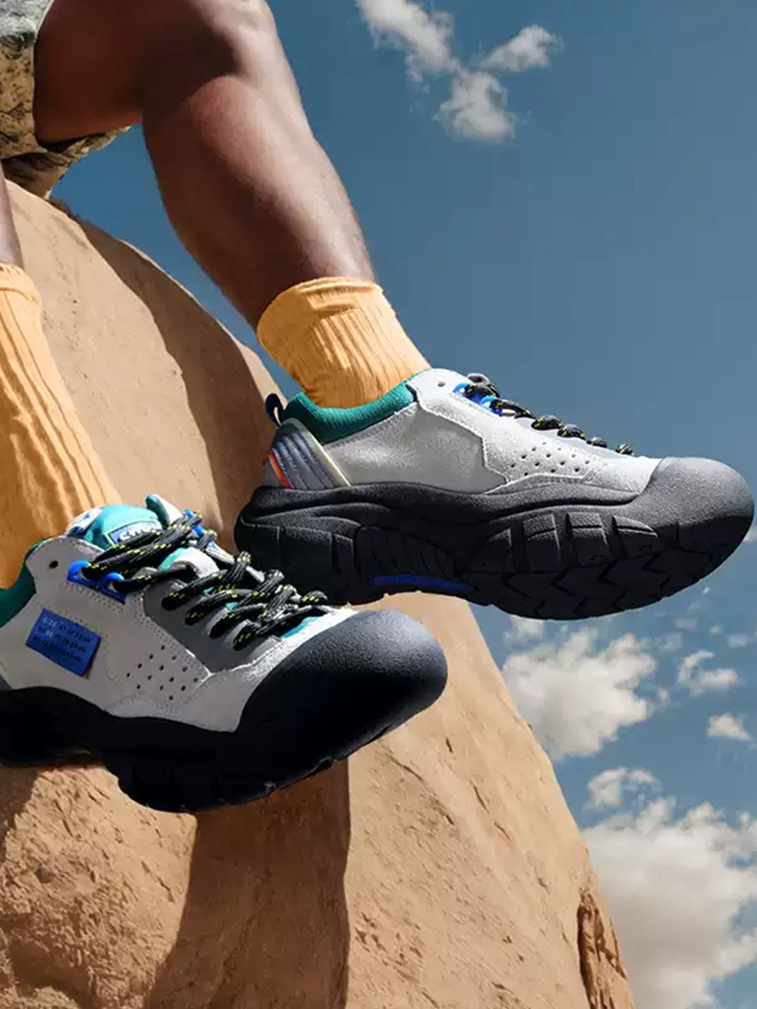 Suede Trail Platform Sneakers - Skipkicks
