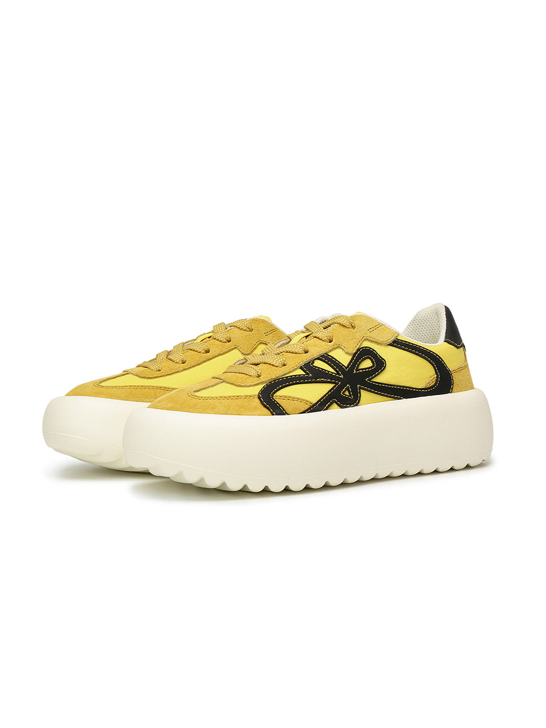 Lucky Four-Leaf Chunky Platform Sneakers - Skipkicks