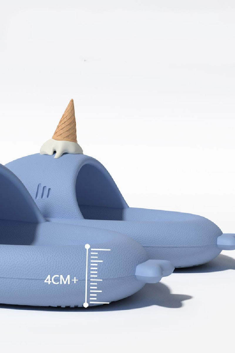 Ice Cream Shark Slippers - Skipkicks
