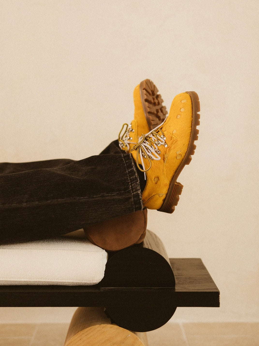 Spotted Pony-Hair Leather Derby Shoes