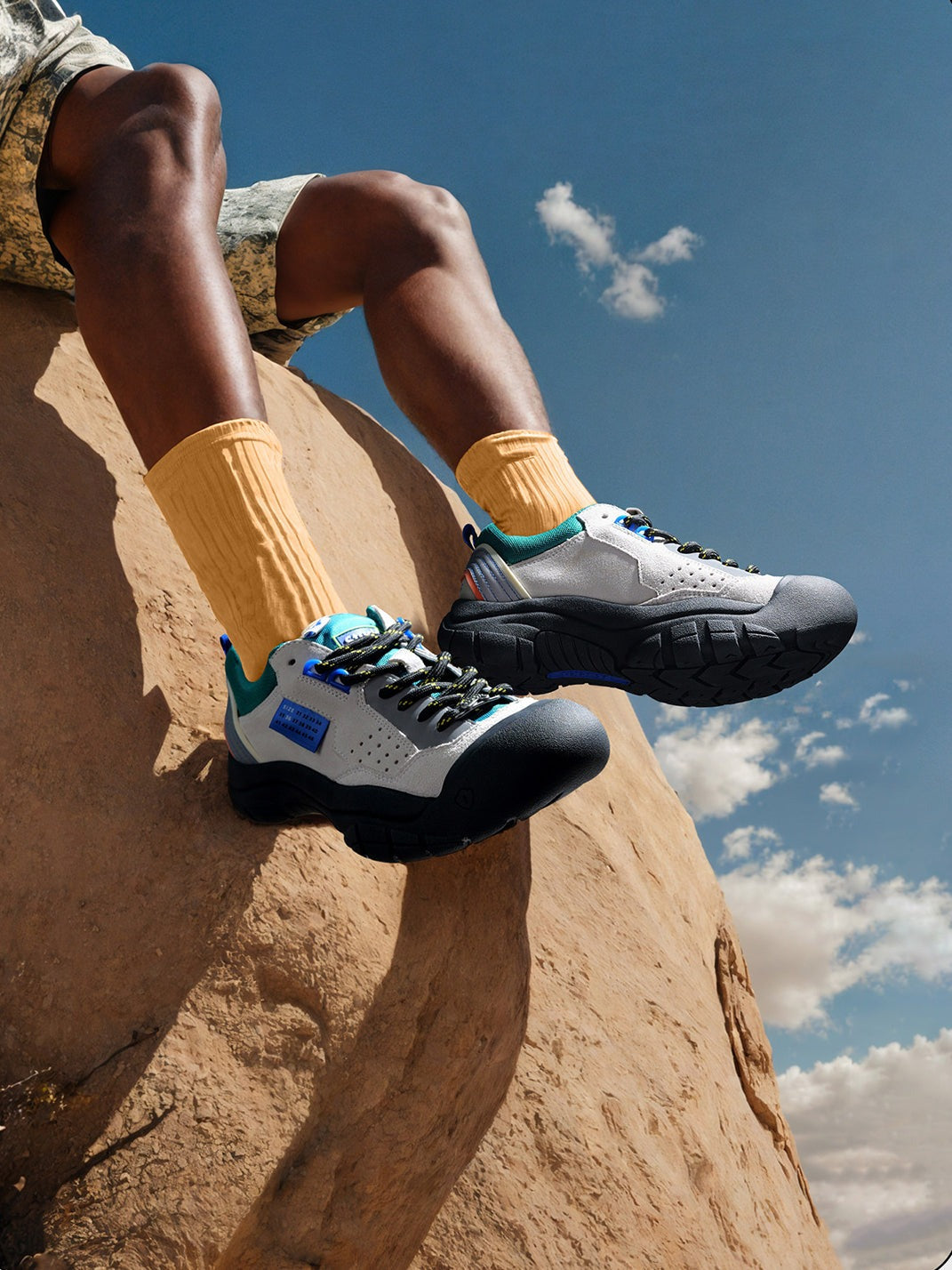 Suede Trail Platform Sneakers - Skipkicks