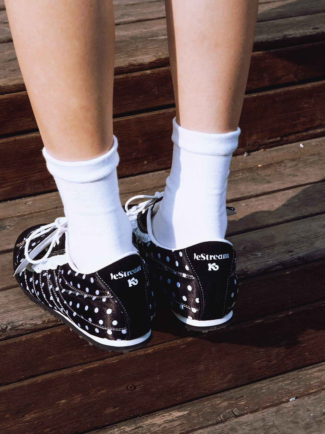 Polka-Dot Lace Wing Ballet Flats - Skipkicks