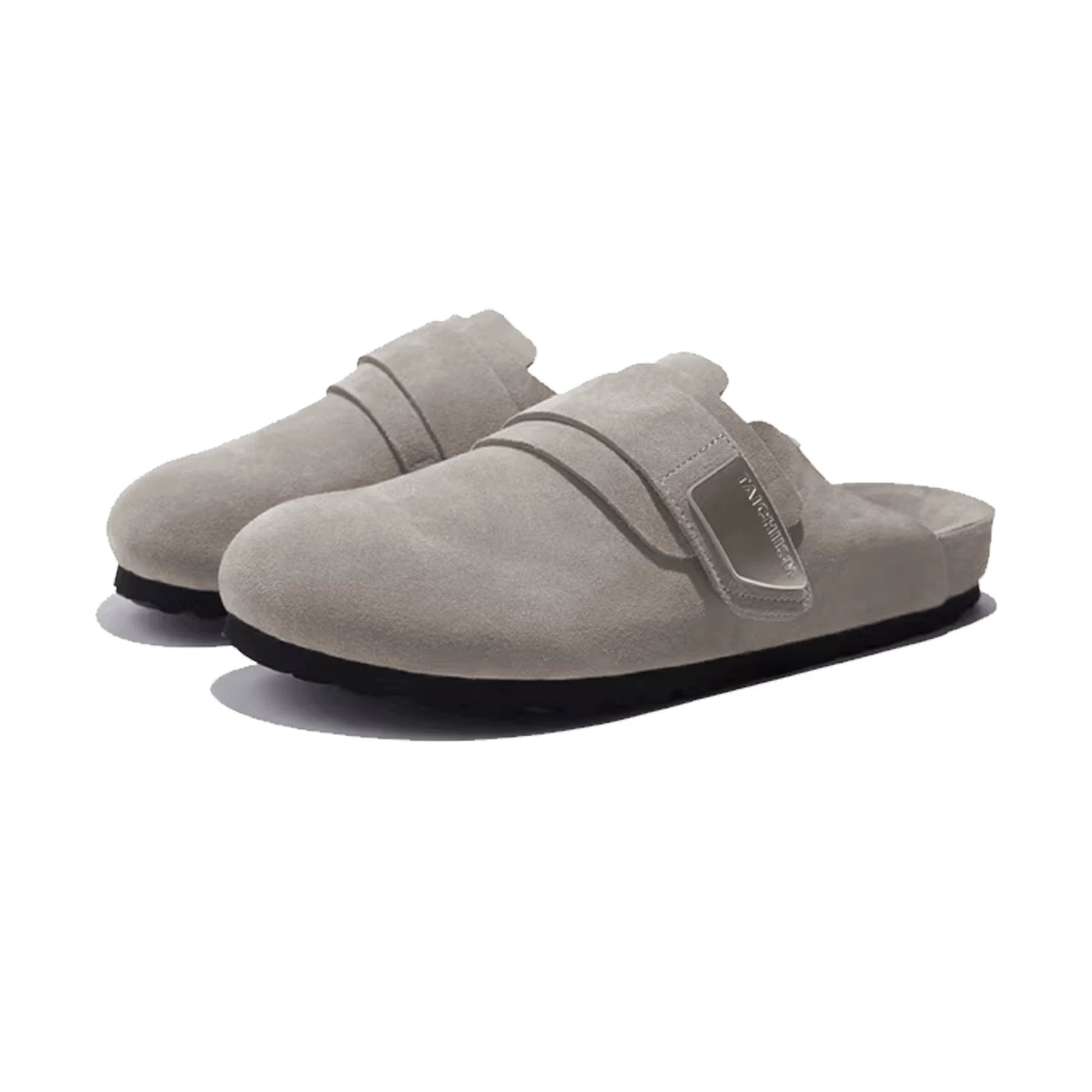 Closed-Toe Leather Mule Sandals - Skipkicks