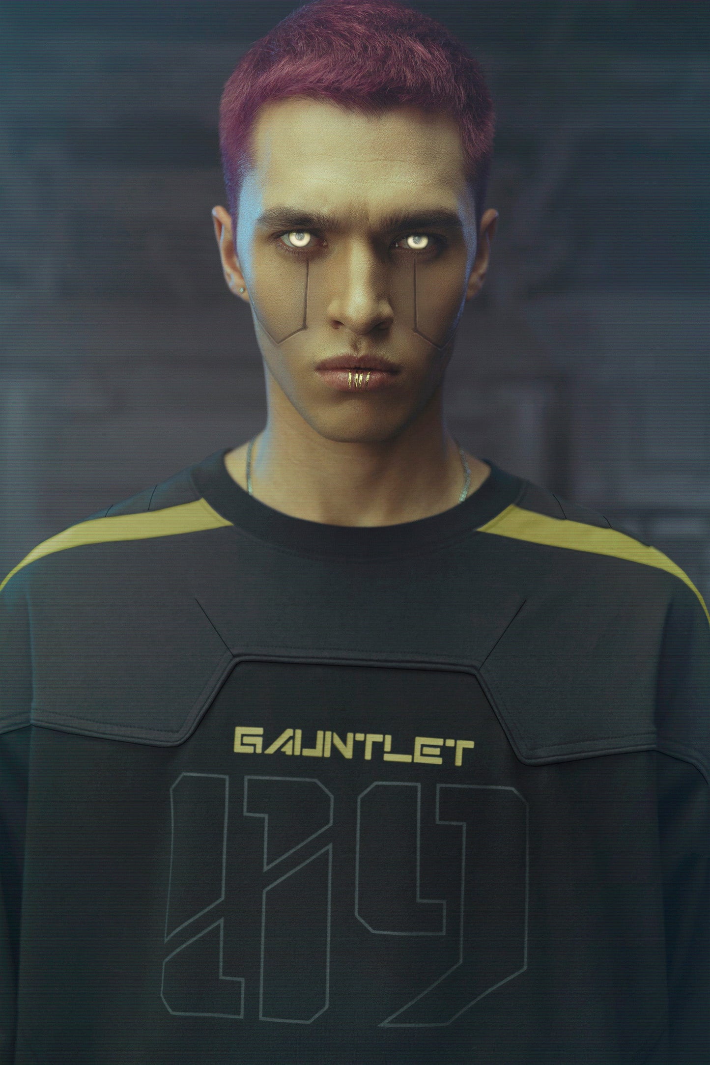 Cyberpunk Gaming Tee Yellow