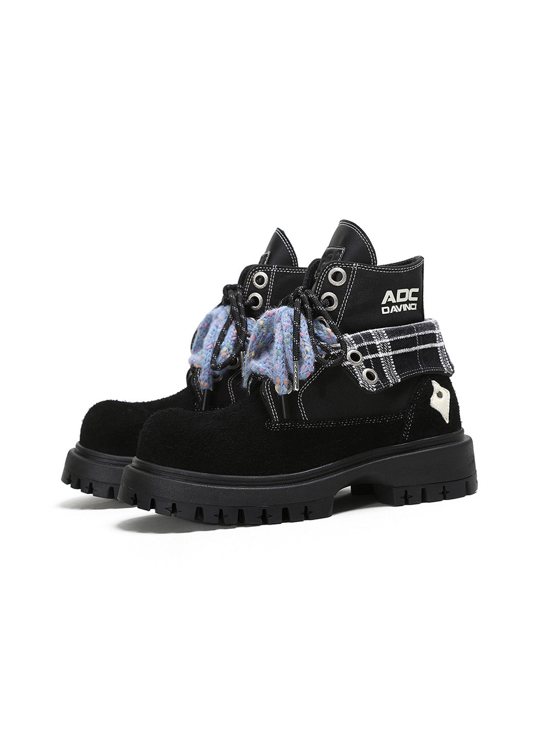 Black Stardust Oversized Boots - Skipkicks
