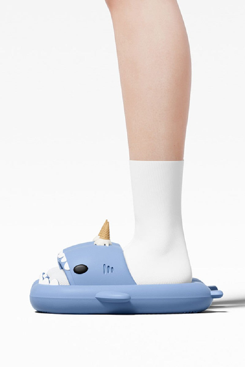 Ice Cream Shark Slippers - Skipkicks