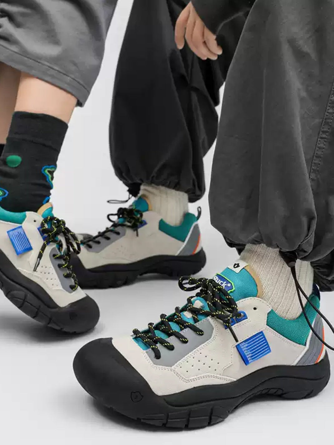 Suede Trail Platform Sneakers - Skipkicks