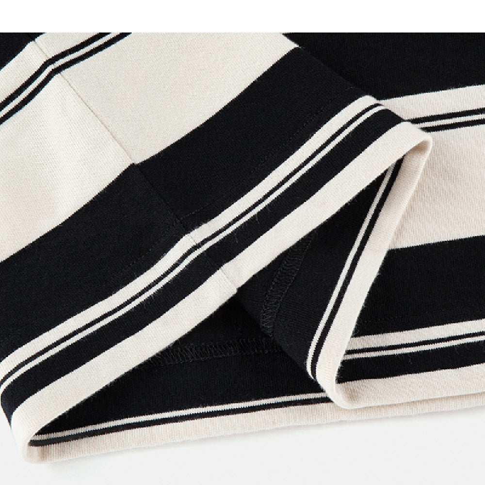 320G Heavyweight Striped Oversized Tee